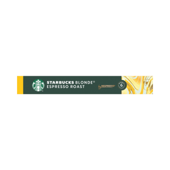 Starbucks Blonde Espresso Roast 6, Nespresso-kompatibel, 10 Kapseln, 53g